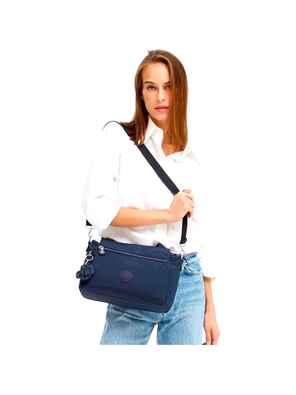 🆕 NWT Kipling Elysia Shoulder/Crossbody Bag in Blue Bleu 2